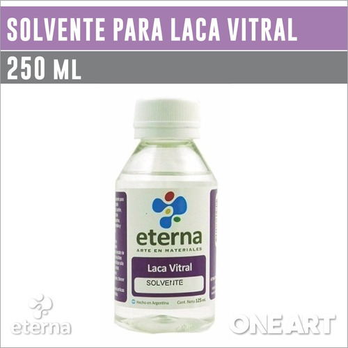 Solvente Para Laca Vitral Eterna 250ml