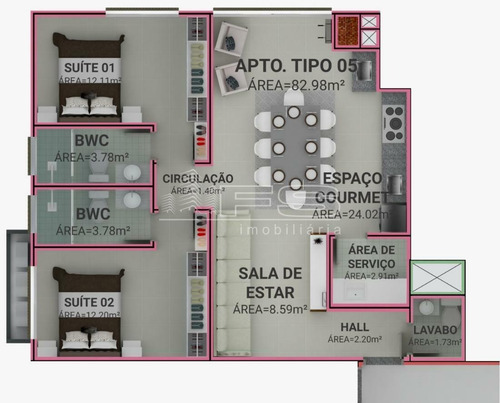 Imagem 6 de 15 de Vyllar Beach - 2 Suites Pereque Porto Belo - 3115