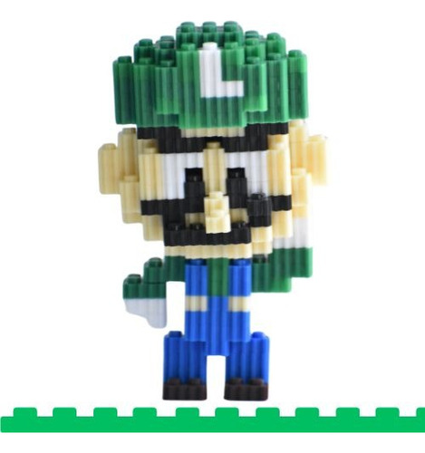 Bloques Armable Lego Rompecabeza Mariobros Luigi Kitty Y Más