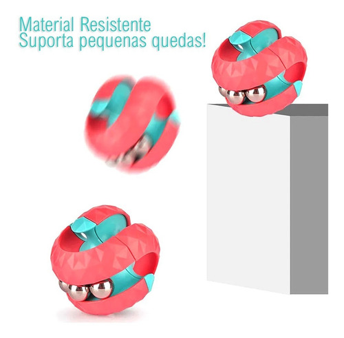 Imagem 4 de 10 de Brinquedo Anti Stress Bead Orbit Gira Labirinto Novidade Toy