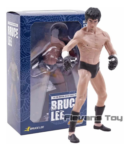 Figura  Pvc Bruce Lee 19 Cms Artes Marciales. Lee Serie 2