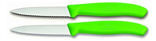 Victorinox Set De 2 Cuchillos Mondadores, Verde