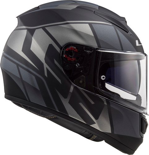 Capacete Ls2 Vector Ff397 Ft2 Kripton Preto Fosco Tricompost