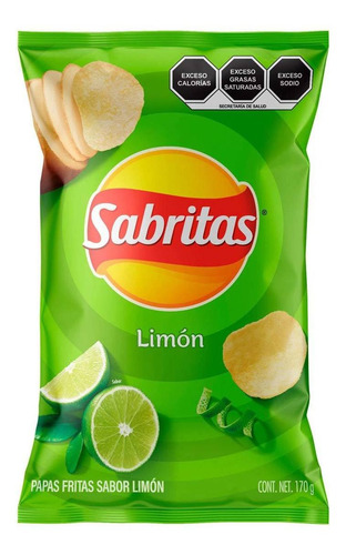Papas Sabritas Limón 170g