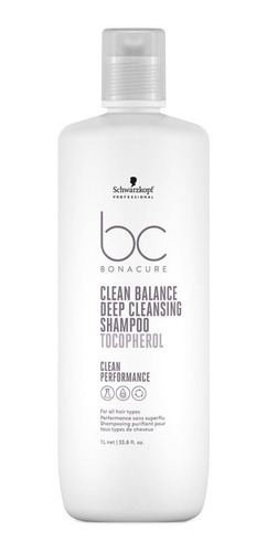 Clean Balance Shampoo 1000ml Bc - mL a $162