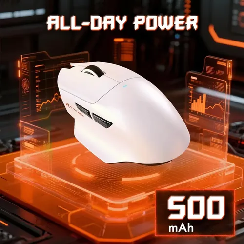Mouse Gamer Inalámbrico Attack Shark V6 Con Base Carga | Cuotas sin interés