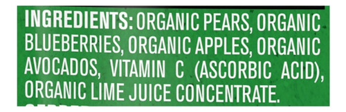 Gerber Organic 2nd Foods De Frutas 99g 5pack