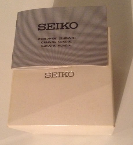 Reloj Seiko Cronografo Modelo Snn211 Con Malla De Cuero