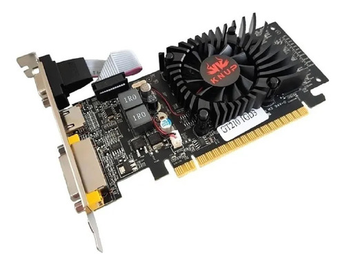 Placa De Video Nvidia Geforce 64bits Gt-210 Knup