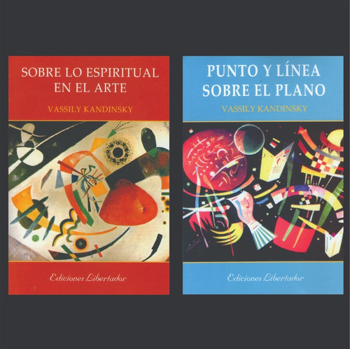 Lote X 2 Libros Kandinsky Lo Espiritual En El Arte Nuevos