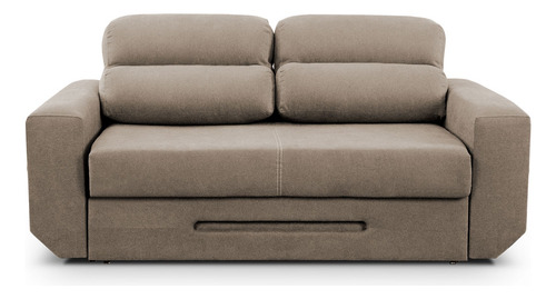 Sillón Sofa Cama 2 Cuerpos Reclinable Pana - Verona Tierra