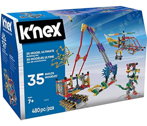 Knex - Juego De Construcción Modelo 35 - 480 Piezas - Para 