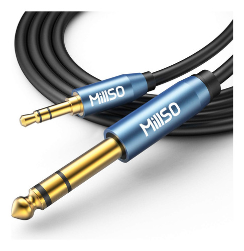 Millso Cable De Audio Estreo Macho De 0.250in Macho 1/4 A 0.