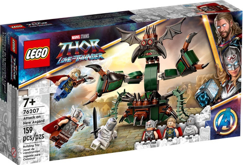 Lego Thor Ataque Em Nova Asgard 159 Pçs - Super Heróis 76207