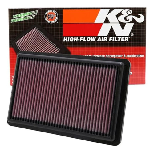 Filtro De Aire K&n De Alto Flujo Para Motor De Por Vida: