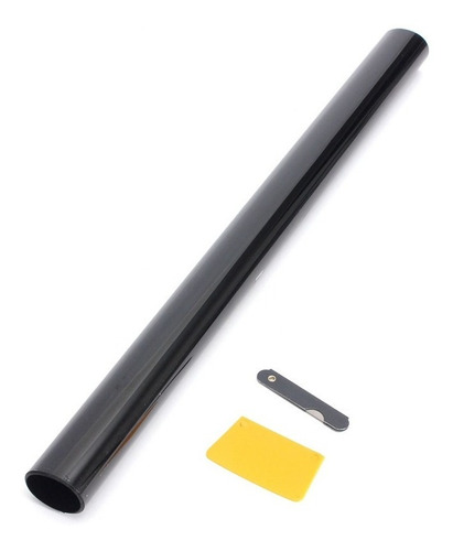 Imagen 2 de 10 de Polarizado Auto Film Lámina Rollo 0.5 X 3 Metros Tono Oscuro