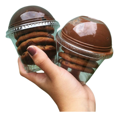 1000 Copos Bolha De 270 Ml Com Divisória - Somente Envio