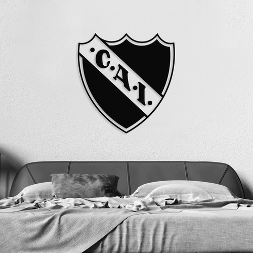 Escudo Futbol Independiente - Cuadro Pared Mdf - 40x40