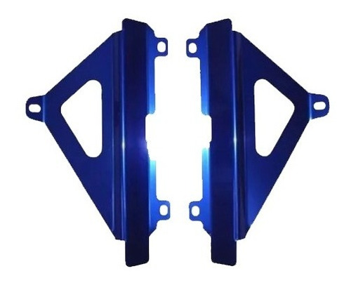 Protetor De Radiador Kxf 450 2010 / 2015 Alumínio Azul Start