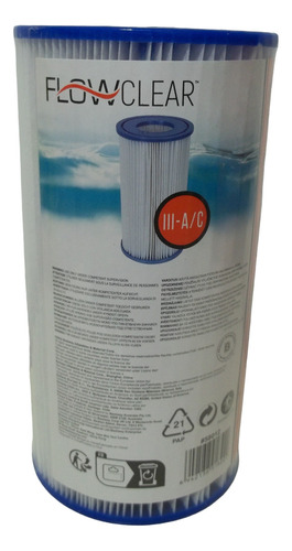 Cartucho P/filtro Iii-a/c Piscina Bestway