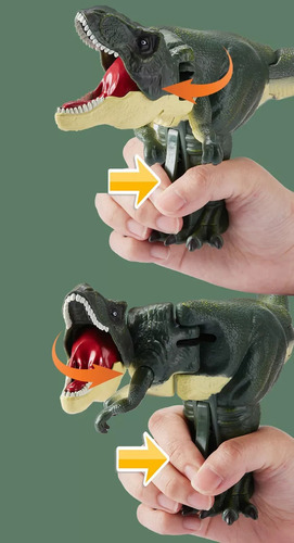 Máquina De Resorte Telescópica De Juguete Con Forma De Dinos