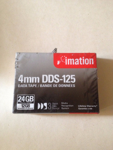 Cartucho De Datos - Cinta De Datos 12/24gb Imation Dds 125