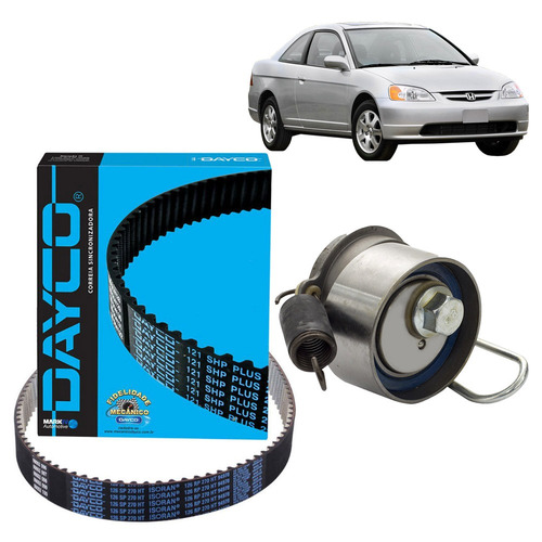 Kit Correia Dentada Honda Civic 1.7 16v 2001 A 2006