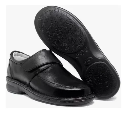 Zapato Femenino Ortopédico Confort Anti Stress Diabetico Negro 35.5