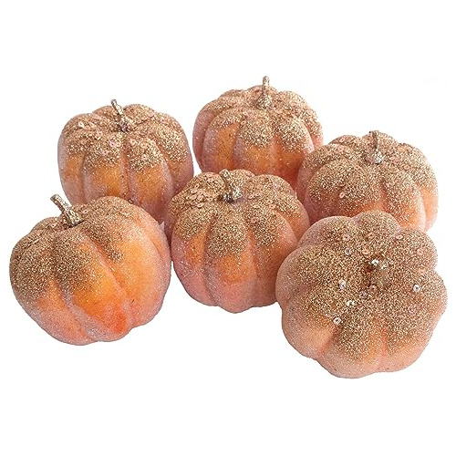 Cir Oeaes Decoración De Calabaza, 6pcs Decoración De Qh3q8