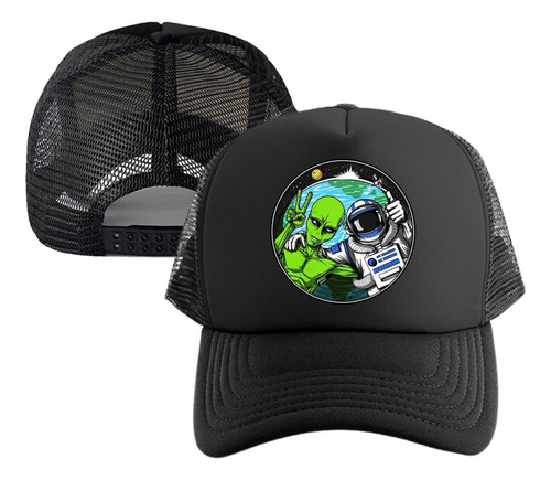 Gorra Alien Nasa Astronauta Cachucha Malla Adulto-niño