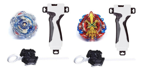 Kit 2 Beyblade Burst Metals Com Lançador Strike  Promoção