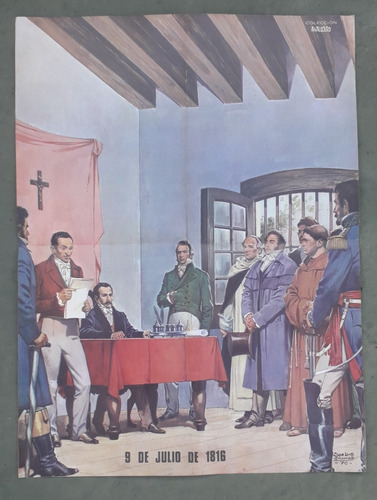 Poster Antiguo Revista Anteojito : 9 De Julio / Bagley Bazoo (Usado)