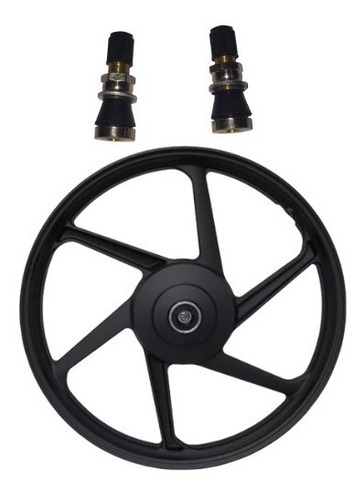 Roda De Liga Leve Titan 150 6 Pontas Scud 150 Ks Preta