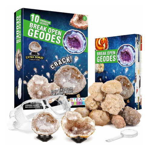 Xxtoys Break Open 10 Premium Geodes Includes Goggles, Detail