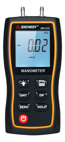 Manómetro Digital Sndway Lcd Precisión Alta 11 Unidades Medi