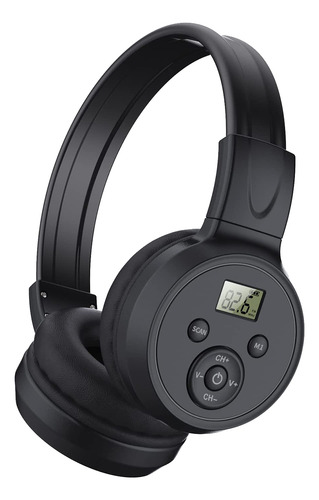 Auriculares Inalámbricos Portátiles De Radio Fm, Radio Fm Re
