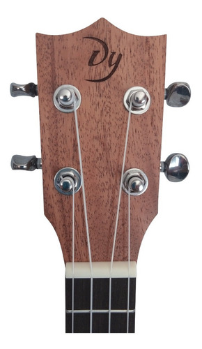 Imagen 7 de 10 de Ukelele Tenor Dy Mahogany Caoba Cuerdas Afinador Correa