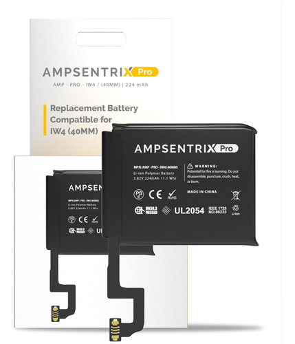 Batería Ampsentrix Para Apple Watch Serie 4 (40mm)