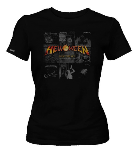 Camiseta Helloween Ride The Sky Banda Rock Poster Dbo