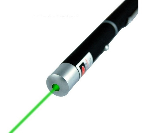 Imagen 1 de 10 de Puntero Laser Verde Potente Muy Largo Alcance + Estuche
