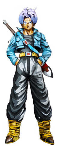 Figura Trunks Del Futuro 35cm - 3d (mak3d)