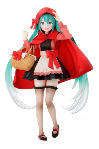Figura Hatsune Miku Wonderland Little Red Riding Hood Kawaii