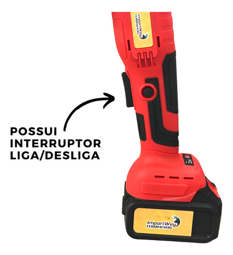 Esmerilhadeira Angular A Bateria 21v Importway Com Maleta