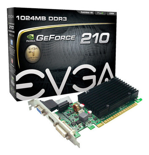 Tarjeta De Vídeo Nvidia Geforce Gt210 De 1 Gb Ddr3 Pci-e Vga