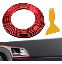 Comprar Tira Moldura Decorativa Interior Tuning Auto 5 Mt + Espatula