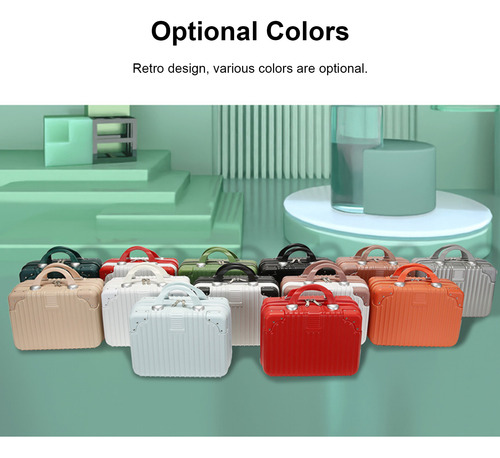 Bolsa De Maquillaje De Viaje Con Divisores Ajustables Para