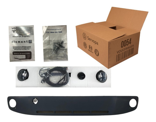 Kit Farol De Neblina Do Up 2014/2017 Original Volkswagen 