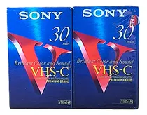Comprar Kit Com 2 Fitas Vhs-c Para Gravação - Virgens Lacradas