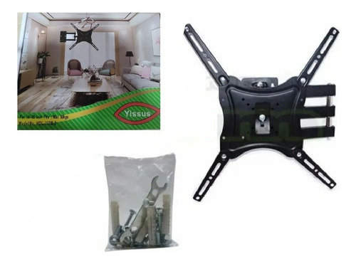 Soporte Tv Con Brazo De Acero 180o 32 A 55 Pulgadas Color Ne