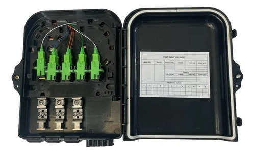 Cajas Nap Fibra Óptica Inter Splitter 1x8 Mod. Ip65 Sc/apc